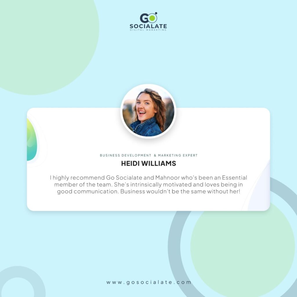 Client Reviews about Gosocialate Digital Marketing