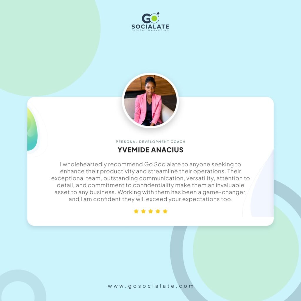 Client Reviews about Gosocialate Digital Marketing