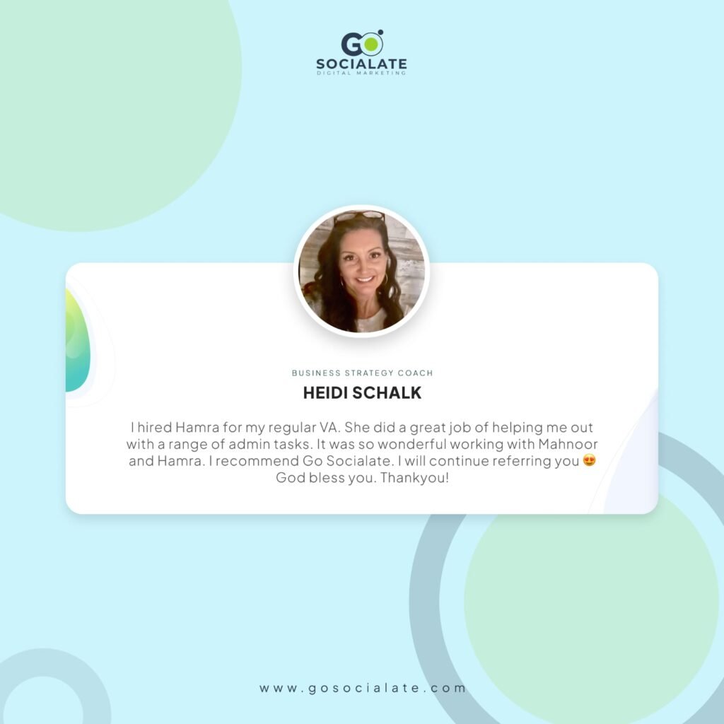 Client Reviews about Gosocialate Digital Marketing
